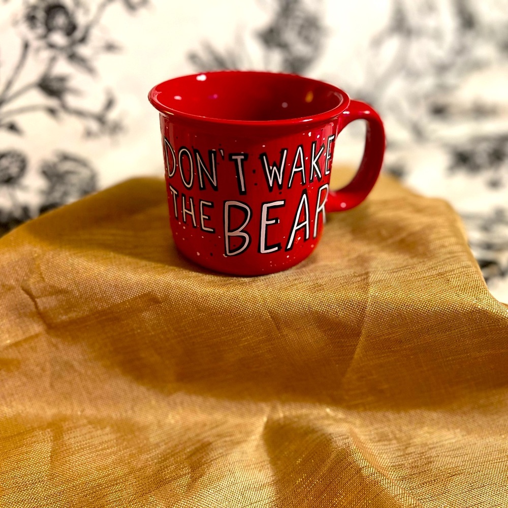 💕🌼 Lazy One Ceramic Mug “Don’t wake the bear”